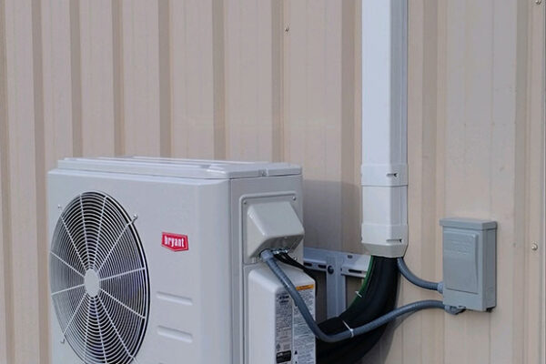 Heat Pump installed - Outdoor HVAC Unit | Above All Mechanical