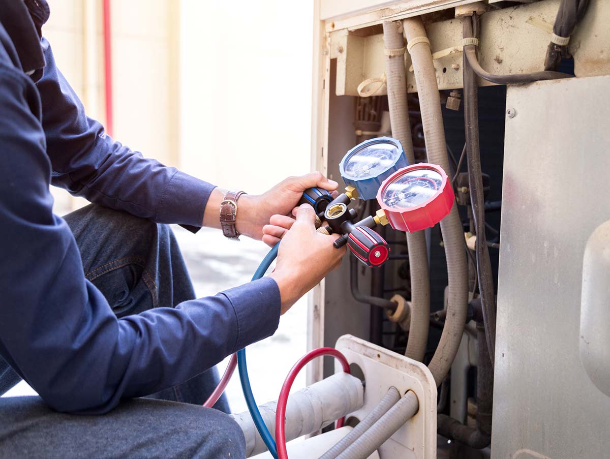 HVAC system is serviced by best tech - Air Conditioning Repair and Installation In Bardstown, KY | Above All Mechanical
