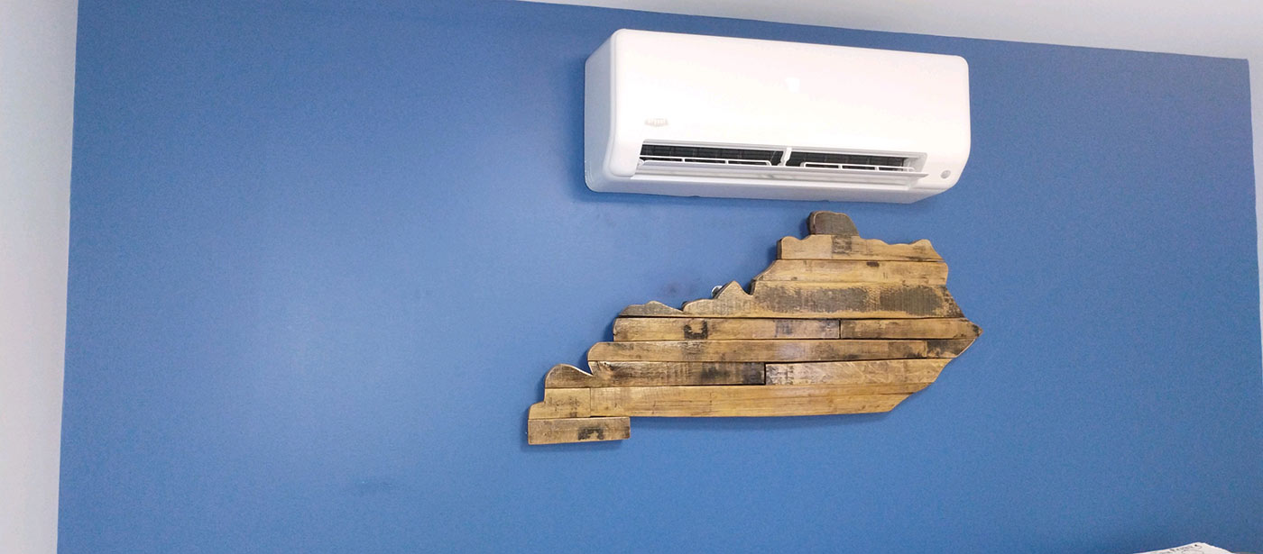 Ac on the blue wall - above all mechanical - bardstown ky