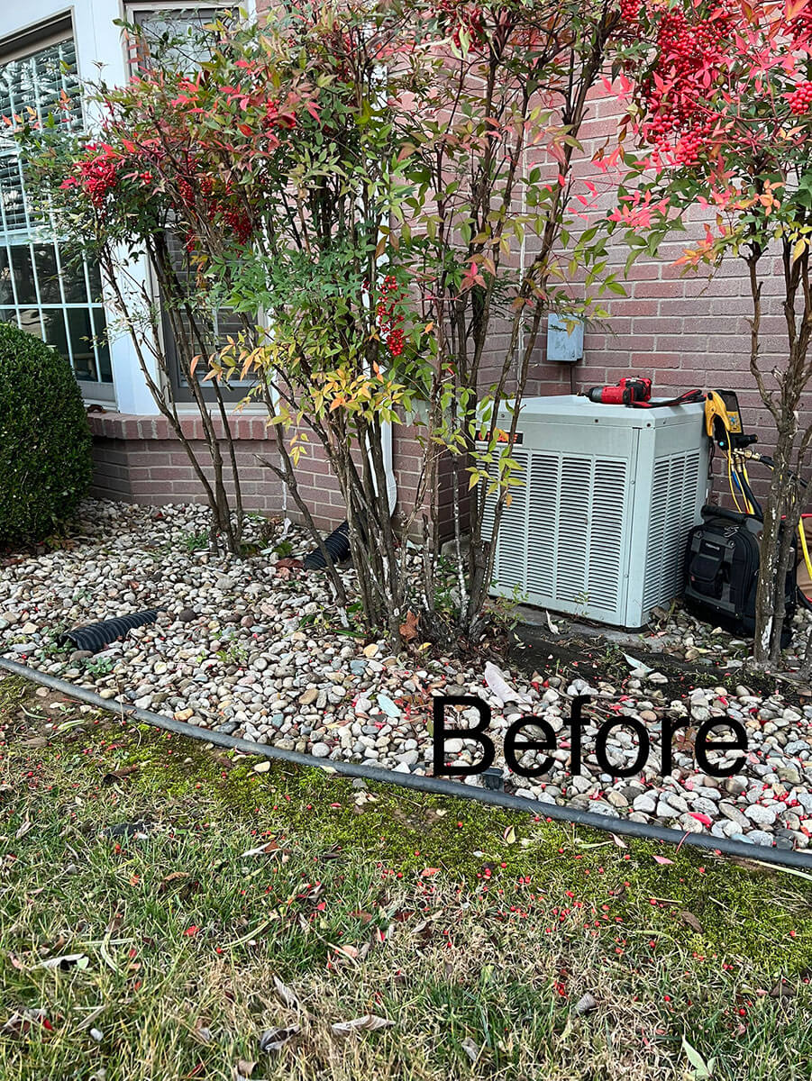 HVAC condenser outside - above all mechanical - bardstown ky