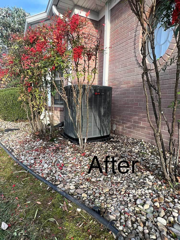 HVAC condenser outside after - above all mechanical - bardstown ky